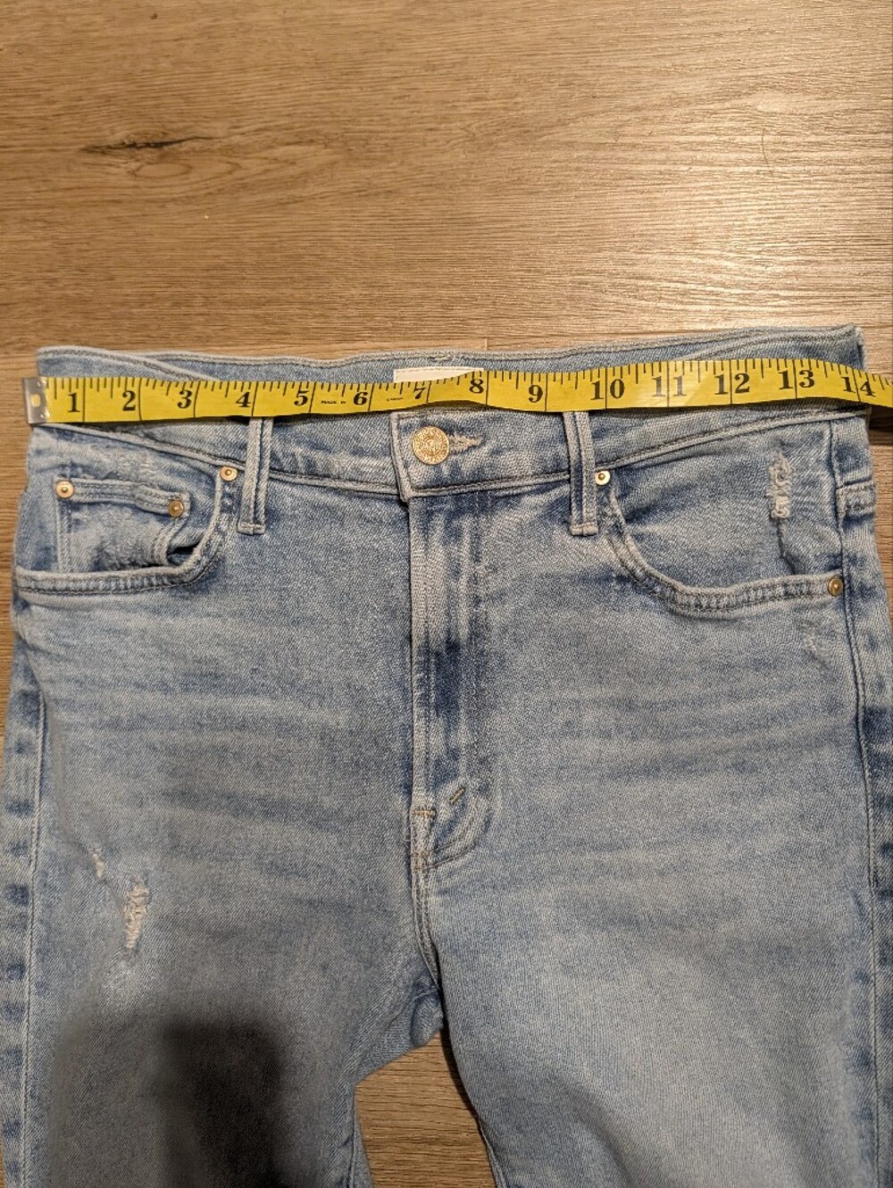 MOTHER Insider Flood Fray in Peek-a-boo sz 30 - Picture 12 of 15